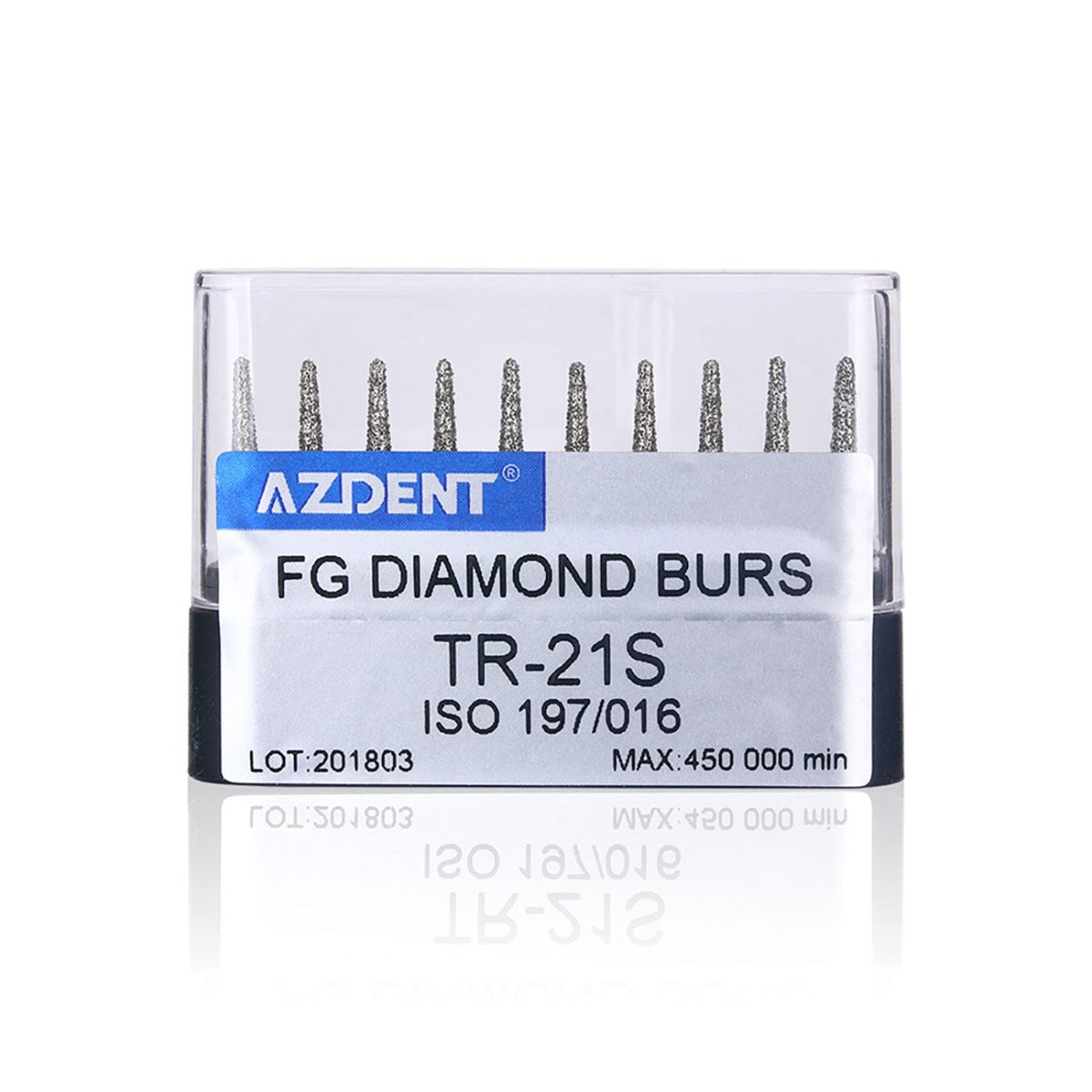 Dental Diamond Burs FG TR-21S Flat Cone 10pcs/Box - pairaydental.com