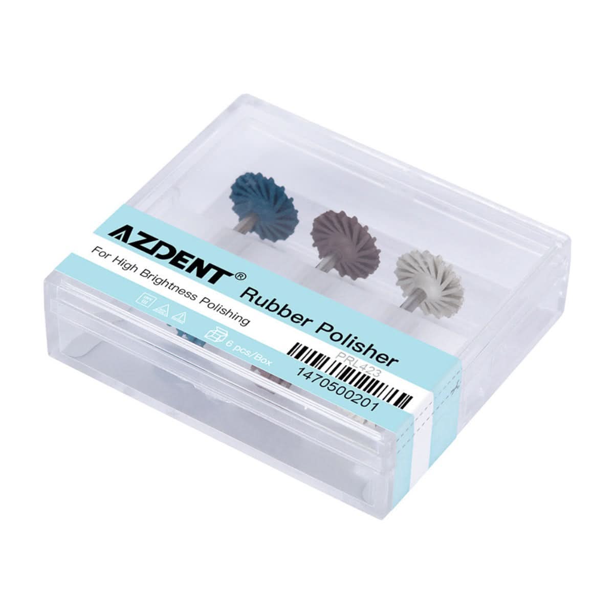 Dental Polishing Kit Composite Ceramic Zircon Rubber Wheel 6pcs/Kit - pairaydental.com