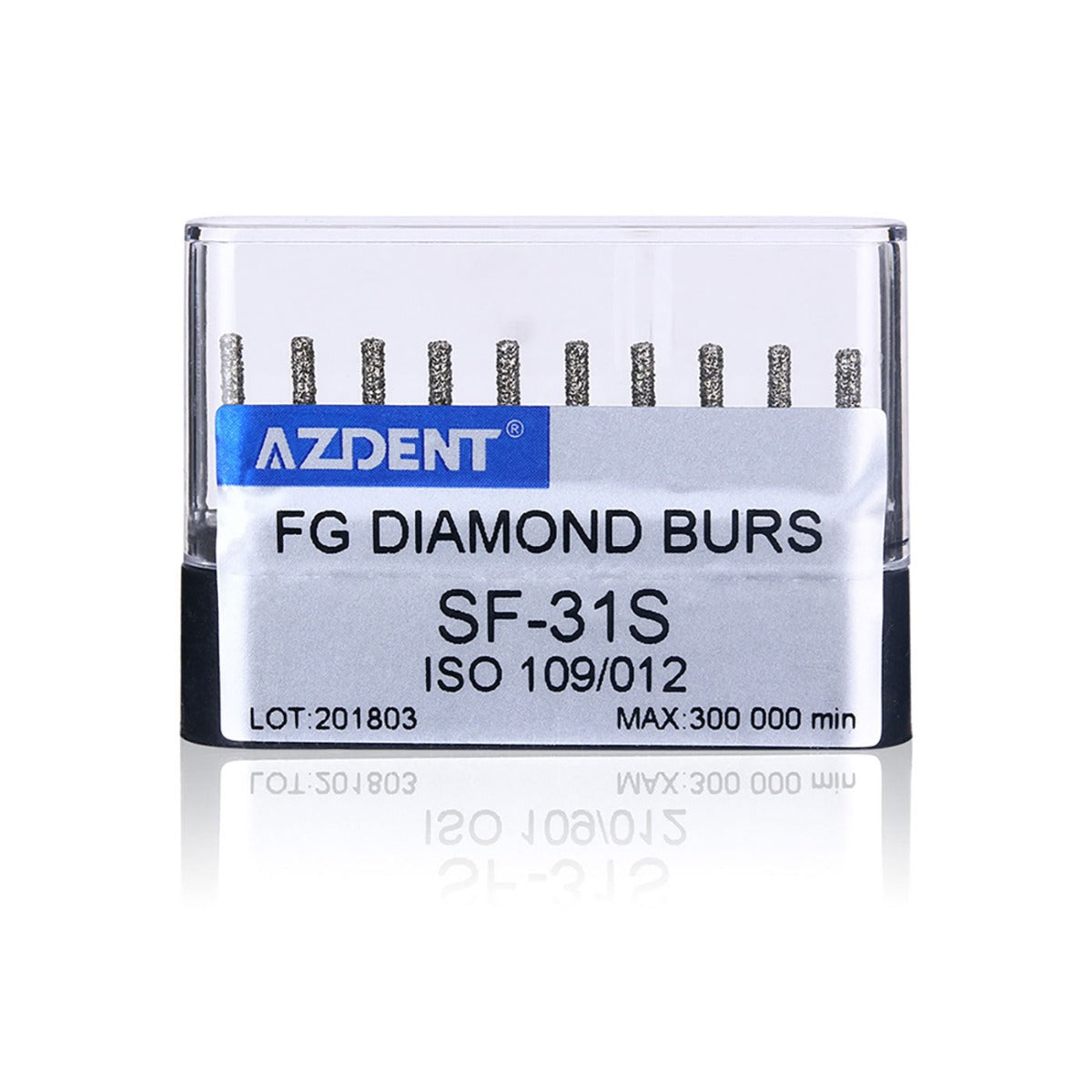Dental Diamond Burs FG SF-31S Flat End Cylinder 10pcs/Box - pairaydental.com