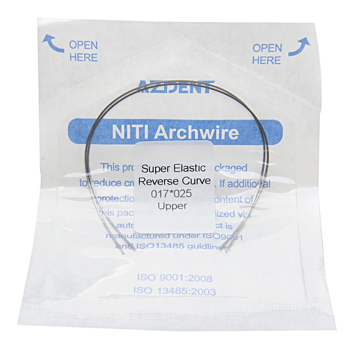 Archwires Niti Reverse Curve Rectangular 0.014-0.019 x 0.016-0.025 Upper/Lower 2pcs/Pack - pairaydental.com