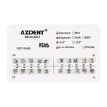 Orthodontic Standard Metal Brackets Edgewise 0.018 Hooks 3-4-5 - pairaydental.com