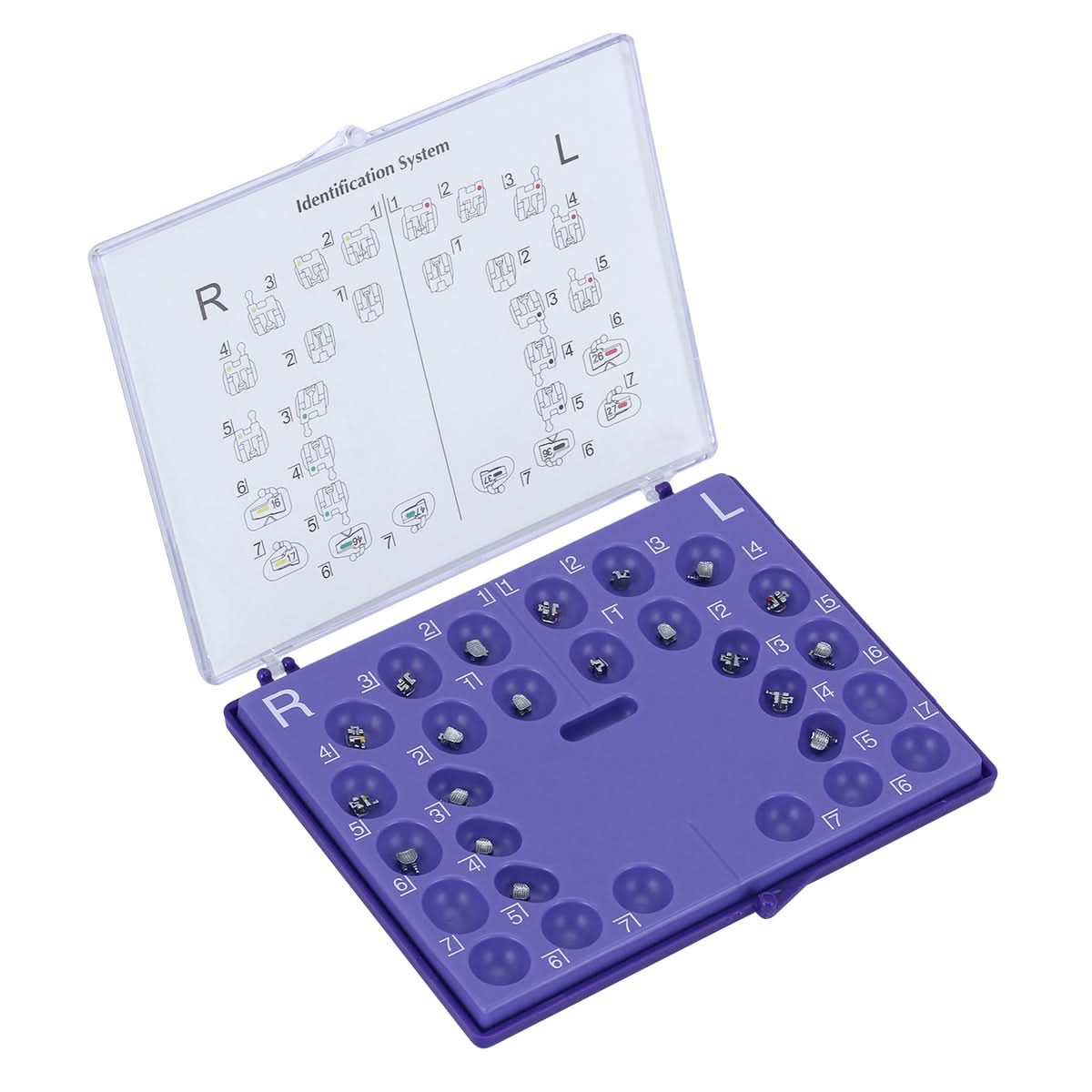 Orthodontic Self-Ligating Brackets Roth/MBT 0.022 345 Hooks 20pcs/Box - pairaydental.com