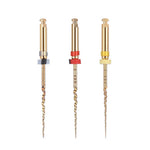 Endo NiTi Rotary Engine Files 25mm Assorted X1-X3 3pcs/Pack - pairaydental.com