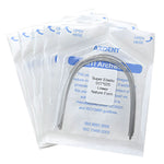 Archwire Niti Super Elastic Natural Rectangular 0.016-0.018 x 0.016-0.025 Upper/Lower 10pcs/Pack - pairaydental.com