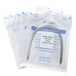 Archwire Niti Super Elastic Natural Rectangular 0.016-0.018 x 0.016-0.025 Upper/Lower 10pcs/Pack - pairaydental.com
