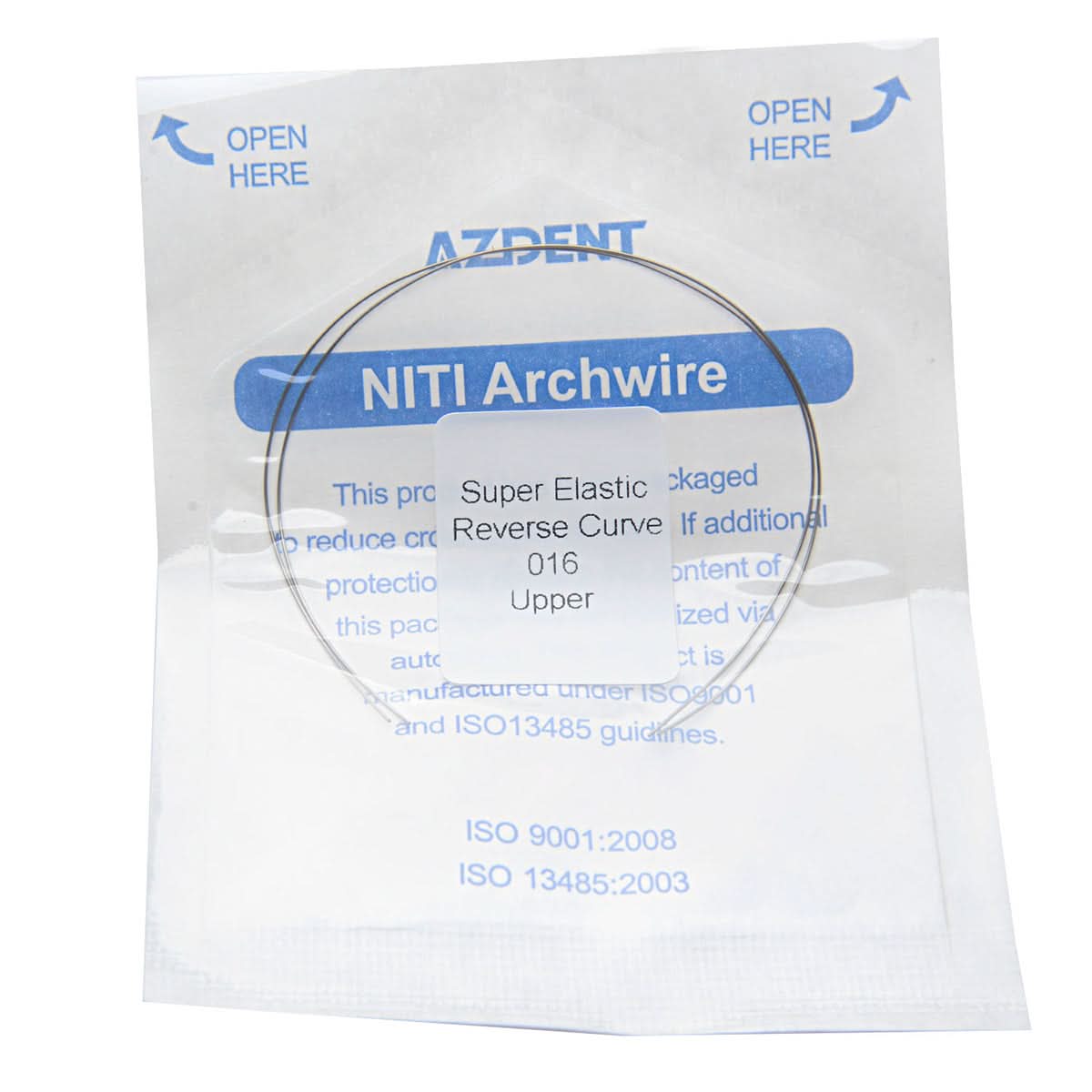 Archwire Niti Reverse Curve Round 0.012-0.020 Upper/Lower 2pcs/Pack - pairaydental.com