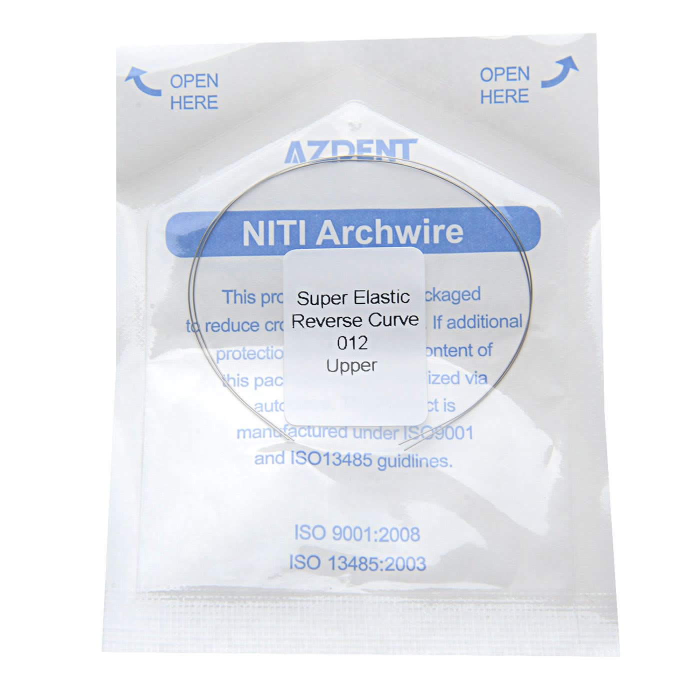 Archwire Niti Reverse Curve Round 0.012-0.020 Upper/Lower 2pcs/Pack - pairaydental.com