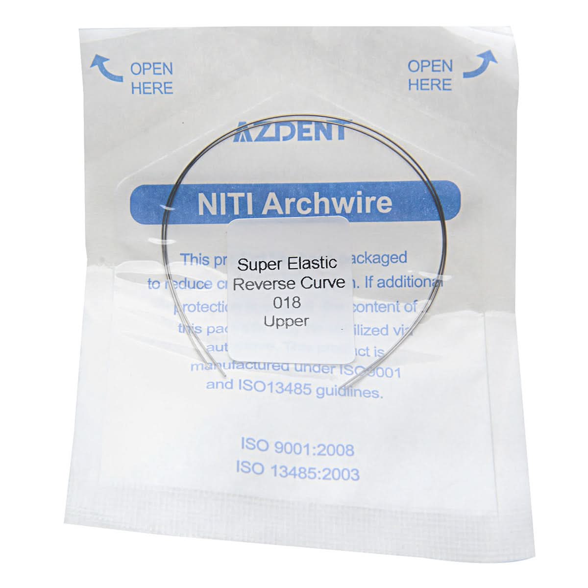 Archwire Niti Reverse Curve Round 0.012-0.020 Upper/Lower 2pcs/Pack - pairaydental.com