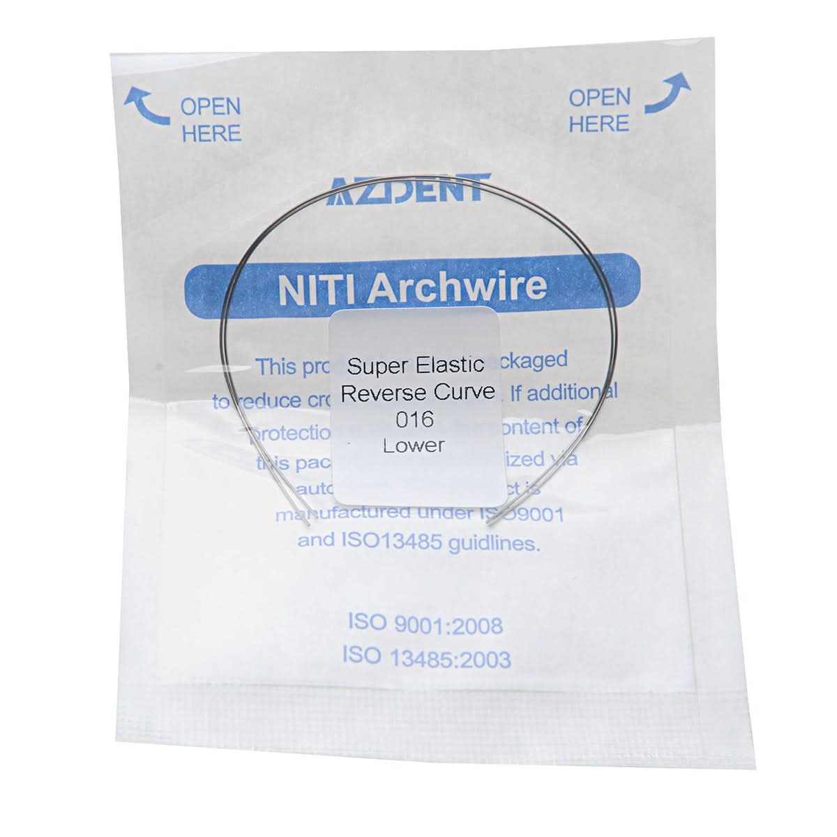 Archwire Niti Reverse Curve Round 0.012-0.020 Upper/Lower 2pcs/Pack - pairaydental.com