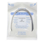 Archwire NiTi Thermal Active Ovoid Round 0.012-0.020 Upper/Lower 10pcs/Pack - pairaydental.com