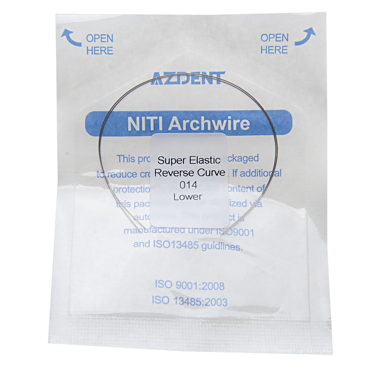 Archwire Niti Reverse Curve Round 0.012-0.020 Upper/Lower 2pcs/Pack - pairaydental.com