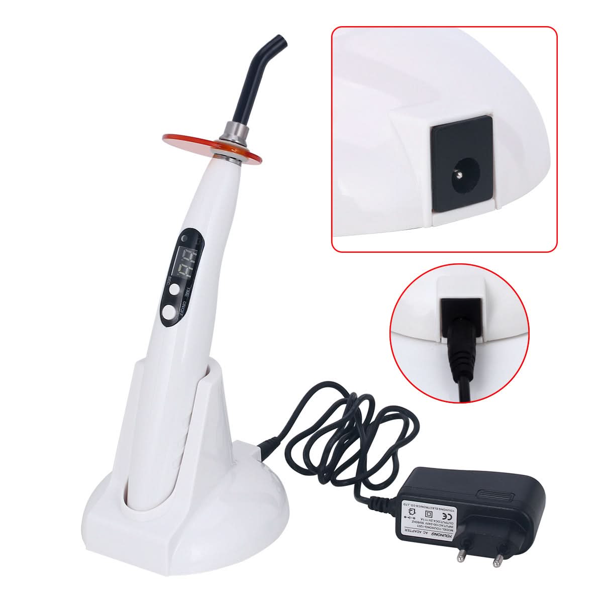Dental LED B Wireless Curing Light Lamp 420-480nm 1500mW/cm² - pairaydental.com