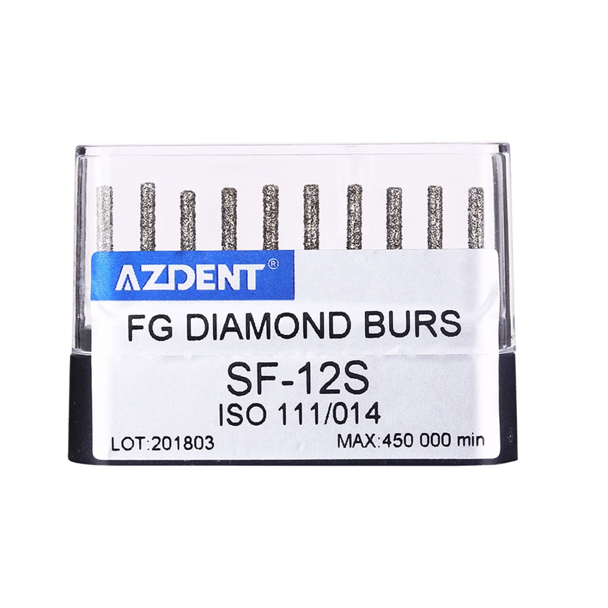 Dental Diamond Burs FG SF-12S Flat End Cylinder 10pcs/Box - pairaydental.com