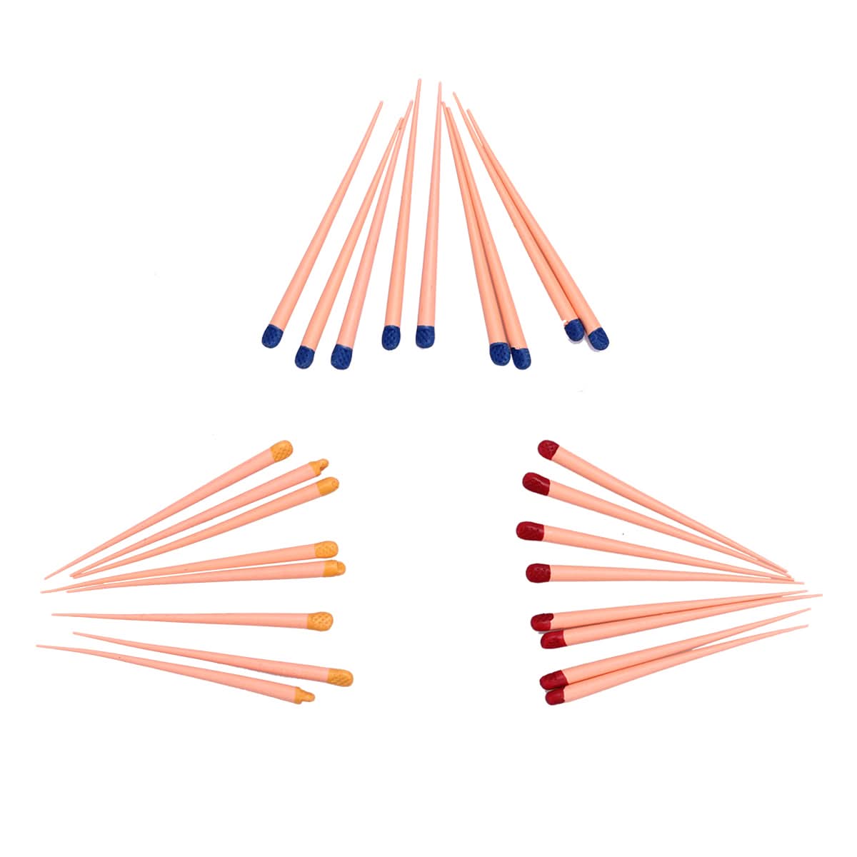 Gutta Percha Points F Series F1-F3 Color Coded 4 Models 60pcs/Pk - pairaydental.com