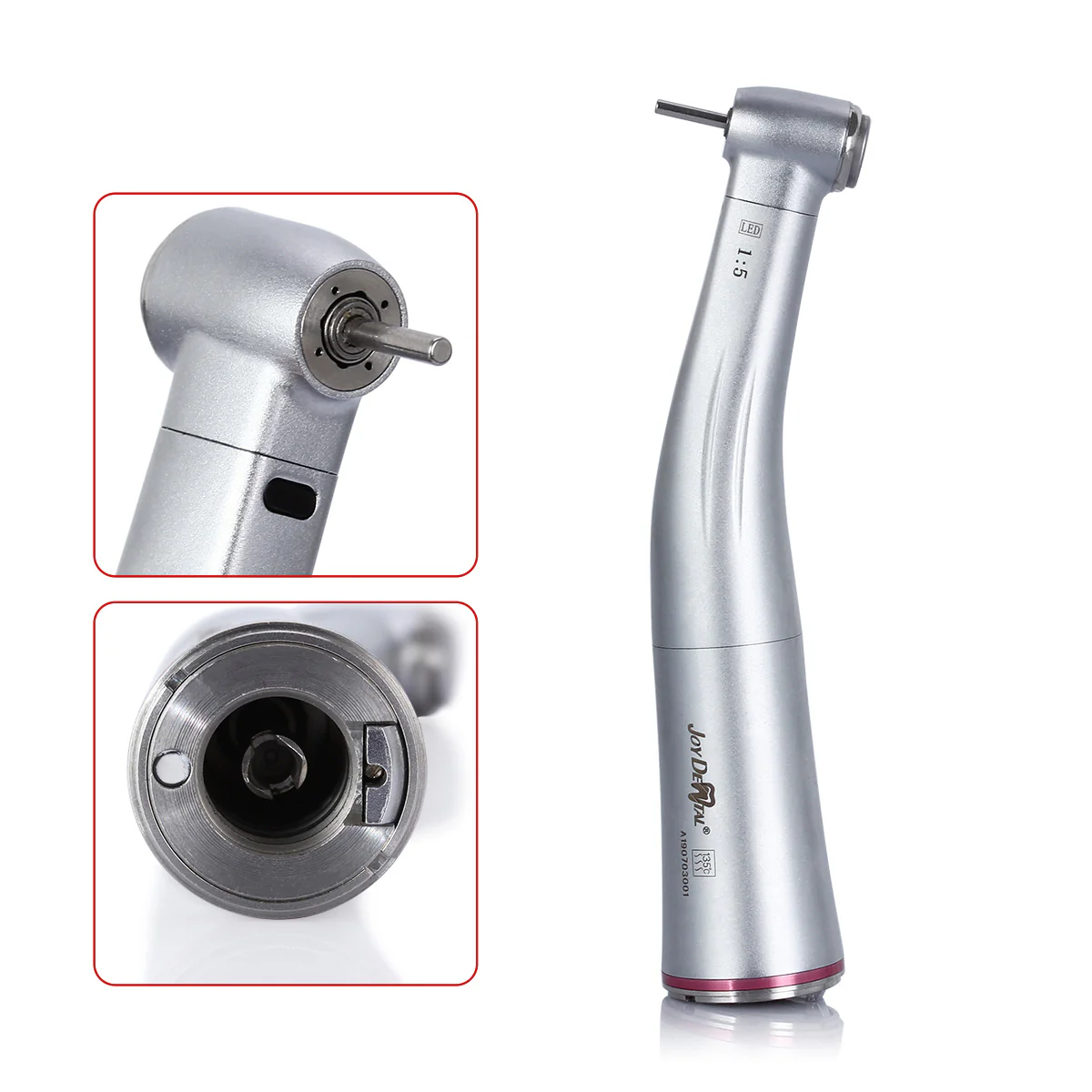 1:5 Electric Fiber Optic Contra Angle Handpiece Internal Four Way Spray