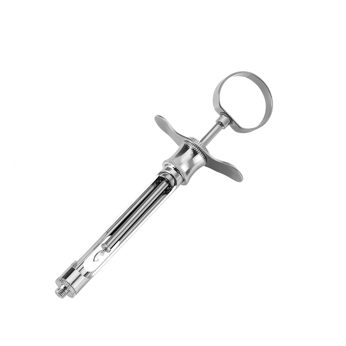Dental Injection Aspirsting Syringe Stainless Steel 1.8ml Hook /Sharp Head