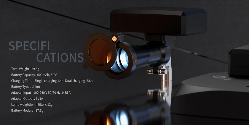 Eighteeth Brilliance 48° Pro Loupes with Wireless Z+ Headlight 5.0x Magnification
