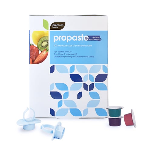 Pac-Dent ProPaste Prophy Paste Coarse/Fine/Medium Assorted Flavored 200units/Box - pairaydental.com