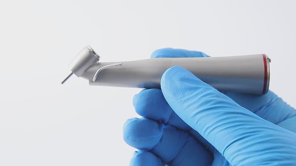 1:4.2 Electric Contra Angle Increasing Handpiece 45 Degree Fiber Optic External Water - pairaydental.com