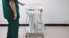 Dental Portable Delivery Unit Cart with Air Compressor Built-in Woodpecker Ultrasonic Scaler & Curing Light - pairaydental.com