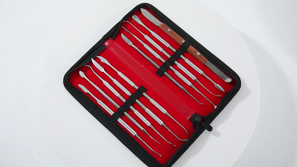 Dental Spatula Plaster Knife Versatile Teeth Wax Carving Tool Set 10pcs/Set - pairaydental.com