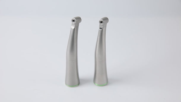 4:1 Fiber Optic Contra Angle Handpiece Mini Head Internal Channel Quattro Spray - pairaydental.com