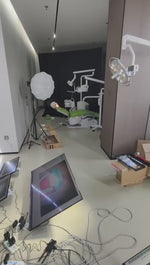 Dental Unit Chair LED Oral Camera Light with LCD Display 6 Lights 10W Dual-Color Adjustable - pairaydental.com