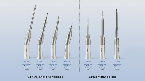Dental 1:1 Surgical Osteotomy Low Speed Contra Angle Handpiece External Spray - pairaydental.com