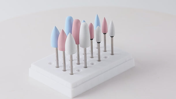 Dental Silicone Polishing Kit HP for Acrylics HP 2.35mm 12pcs/Box - pairaydental.com
