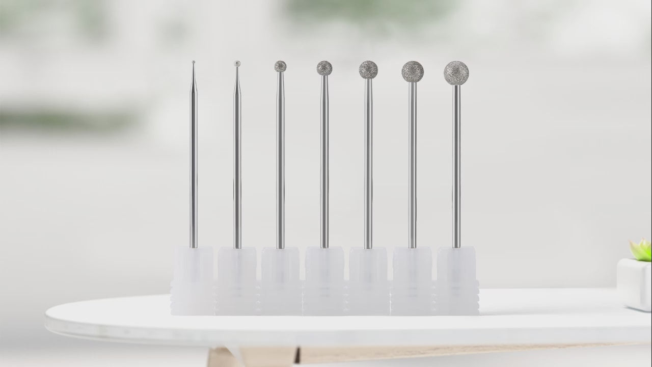 Dental Surgical HP Round Diamond Burs 70mm Head Sizes #1-7 for Oral Surgery & Bone Trimming 1Pc/Box - pairaydental.com