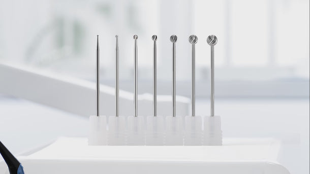 Dental Surgical HP Round Carbide Burs 70mm Head Sizes #1-7 for Oral Surgery & Bone Trimming 1Pc/Box - pairaydental.com