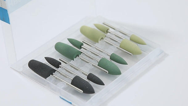 Dental Diamond Burs Hidden Resin Base Polishing Kit HP0412 12pcs/Box - pairaydental.com