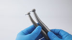 Dental Titanium High Speed Handpiece Mini/Standard Head LED Fiber Optic 4-Water Spray & 4/6 Holes Quick Coupler - pairaydental.com