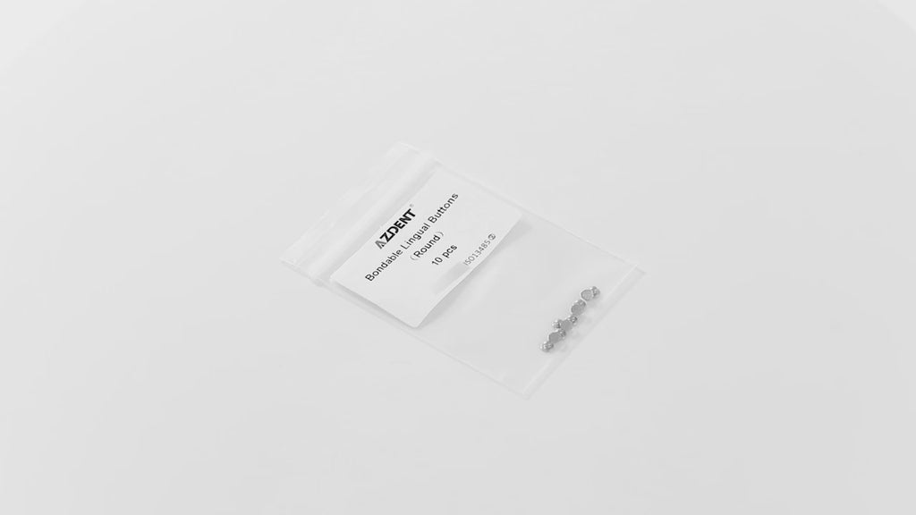 Dental Lingual Button Bondable Round Mesh Base 10pcs/Bag - pairaydental.com