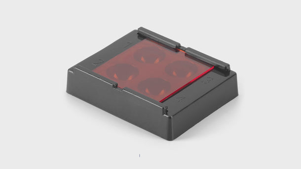 4 Holes Dental Veneer Storage Box Shading Light Storage Case - pairaydental.com