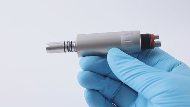 1:1 Low Speed Handpiece Air Motor Internal Channel With LED Generator 2/4 Holes - pairaydental.com
