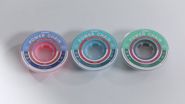 Orthodontic Elastic Power Chains 10 Colors 15 ft/Roll - pairaydental.com