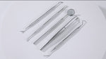 5pcs Stainless Steel Dental Teeth Cleaning Tools Kit