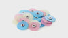 Dental Composite Ceramic Polishing Finishing Discs 14mm with Mandrel 40Pcs/Pack - pairaydental.com