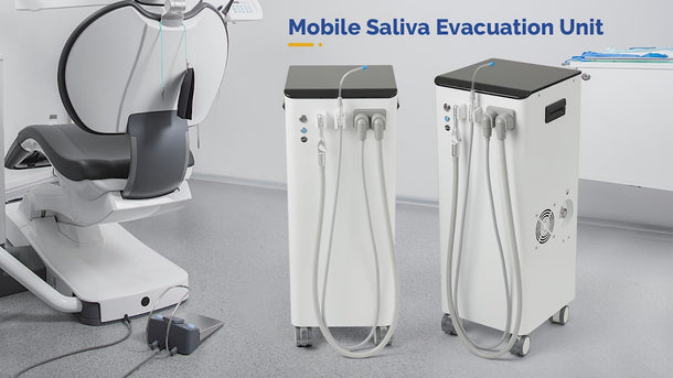 Mobile Dental Vacuum Suction Systems Unit GS-M400 Plus High Suction Pump - pairaydental.com