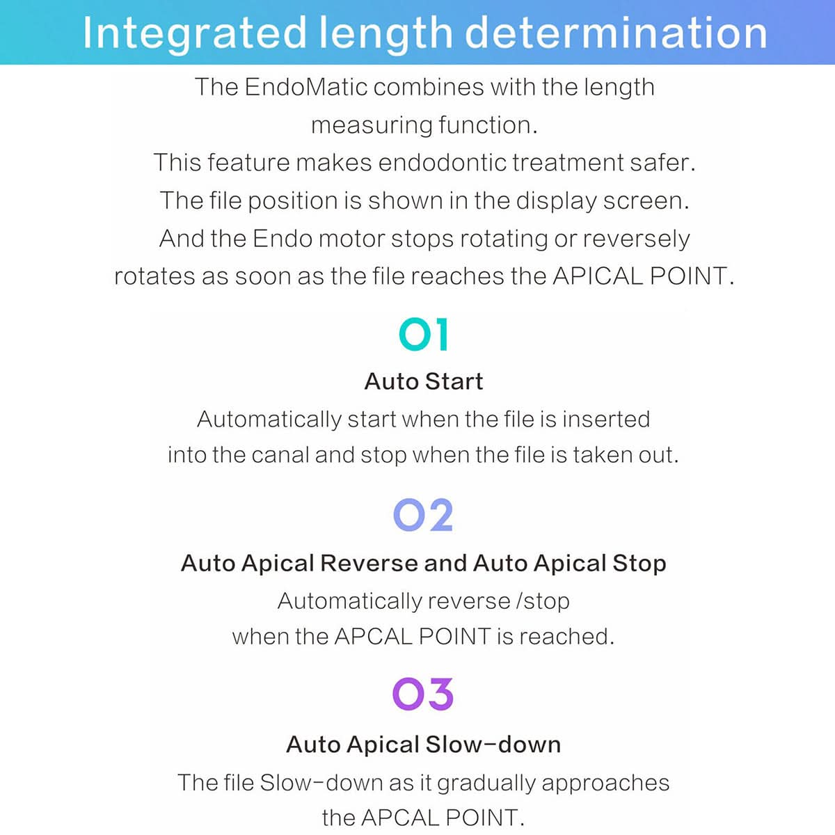 Woodpecker EndoMatic Cordless Endo Motor Built-in Apex Locator - pairaydental.com