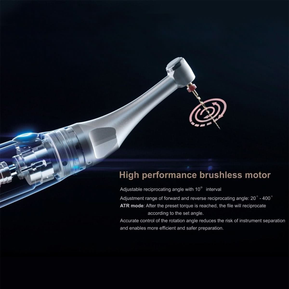 Woodpecker Endo Radar Pro Brushless 6:1 Speed Ratio 360° Rotatable Handpiece - pairaydental.com