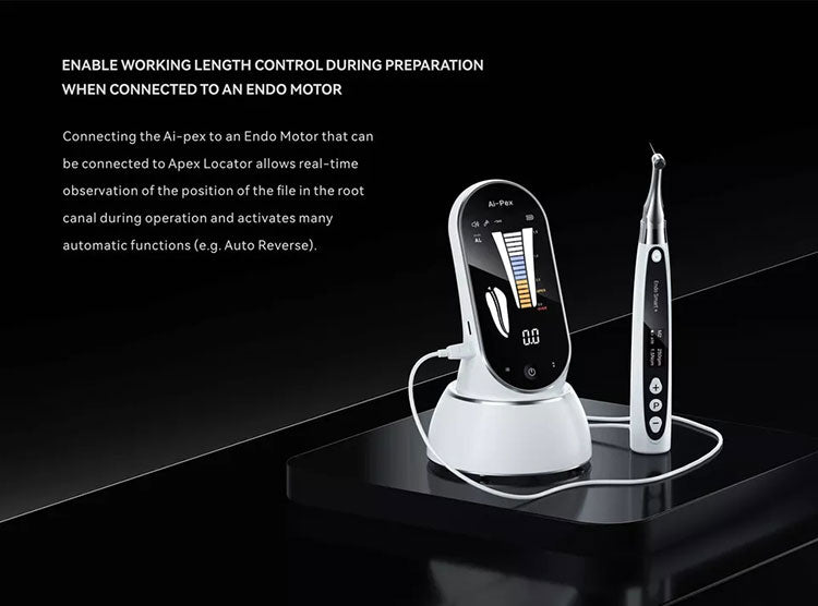 Woodpecker Ai-Pex Apex Locator with Pulp-Testing function Root Canals 3.8" LCD - pairaydental.com