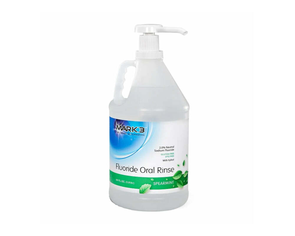 Mark3 2% Neutral Fluoride Oral Rinse Fruit Punch/Spearmint Flavor 64 oz
