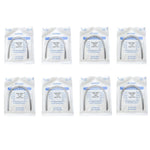 Archwire Niti Super Elastic Natural Rectangular 0.016-0.018 x 0.016-0.025 Upper/Lower 10pcs/Pack