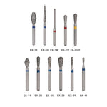 Dental Diamond Bur FG EX Series Full Size Barrel 5pcs/Pack - pairaydental.com