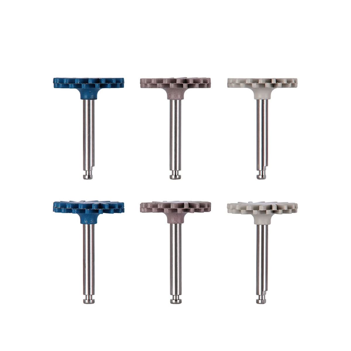Dental Polishing Kit Composite Ceramic Zircon Rubber Wheel 6pcs/Kit - pairaydental.com