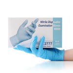 Disposable Nitrile Exam Gloves 4 Mil Powder & Latex Free Blue S/M/L/XL 100pcs/Box  - pairaydental.com