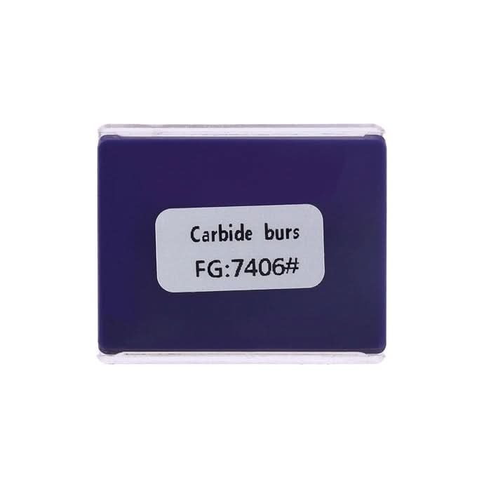 Dental Carbide Burs Egg Shaped Trimming Finishing FG 7406 10pcs/Box - pairaydental.com