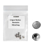 Dental Lingual Button Bondable Round Base 10pcs/Bag - pairaydental.com